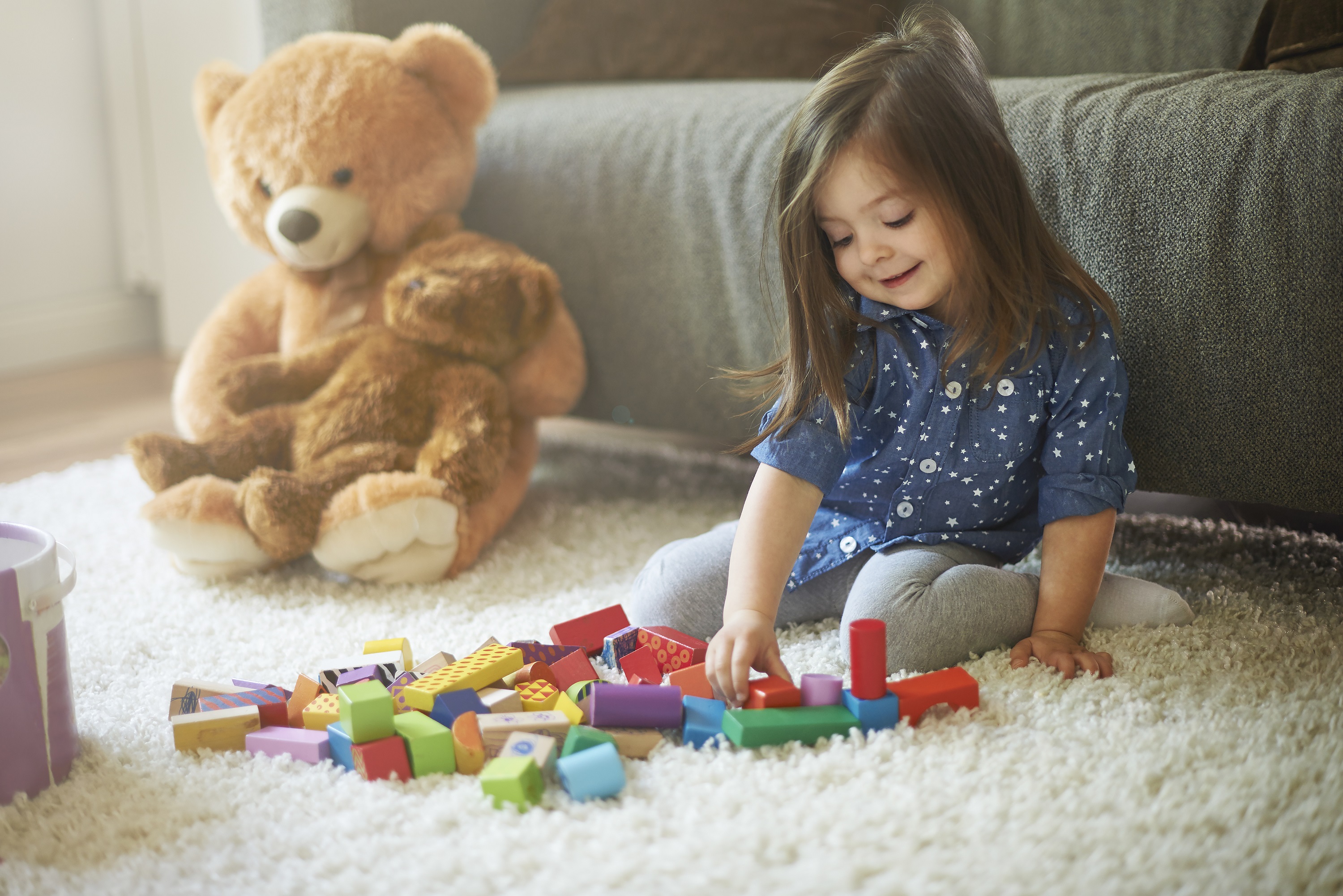 Teen With Toys